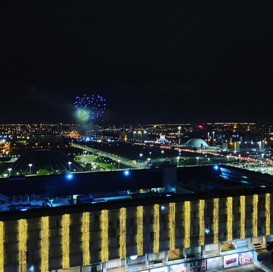 Ed Saint Moritz, Flat Com Garagem 02, Shn No Coracao De Brasilia Apartment ภายนอก รูปภาพ